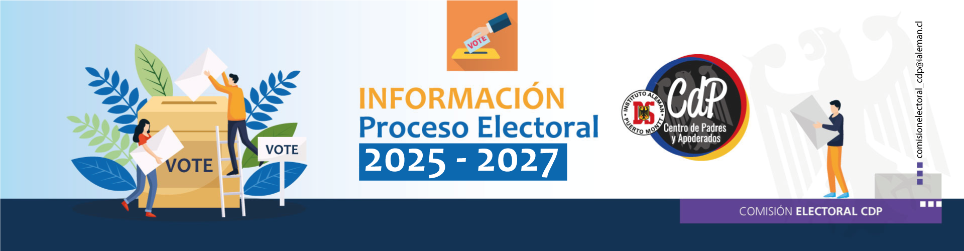 Proceso de elecciones CDP 2025 -2027